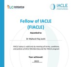 Fellowship of International Association of Contact Lens Educator (FIACLE)