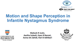 Talk presentation at International Nystagmus Symposium 2024